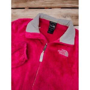 The‎ North Face Women's Small Pink Osito Teddy Soft Furr Fleece Full Zip Jacket